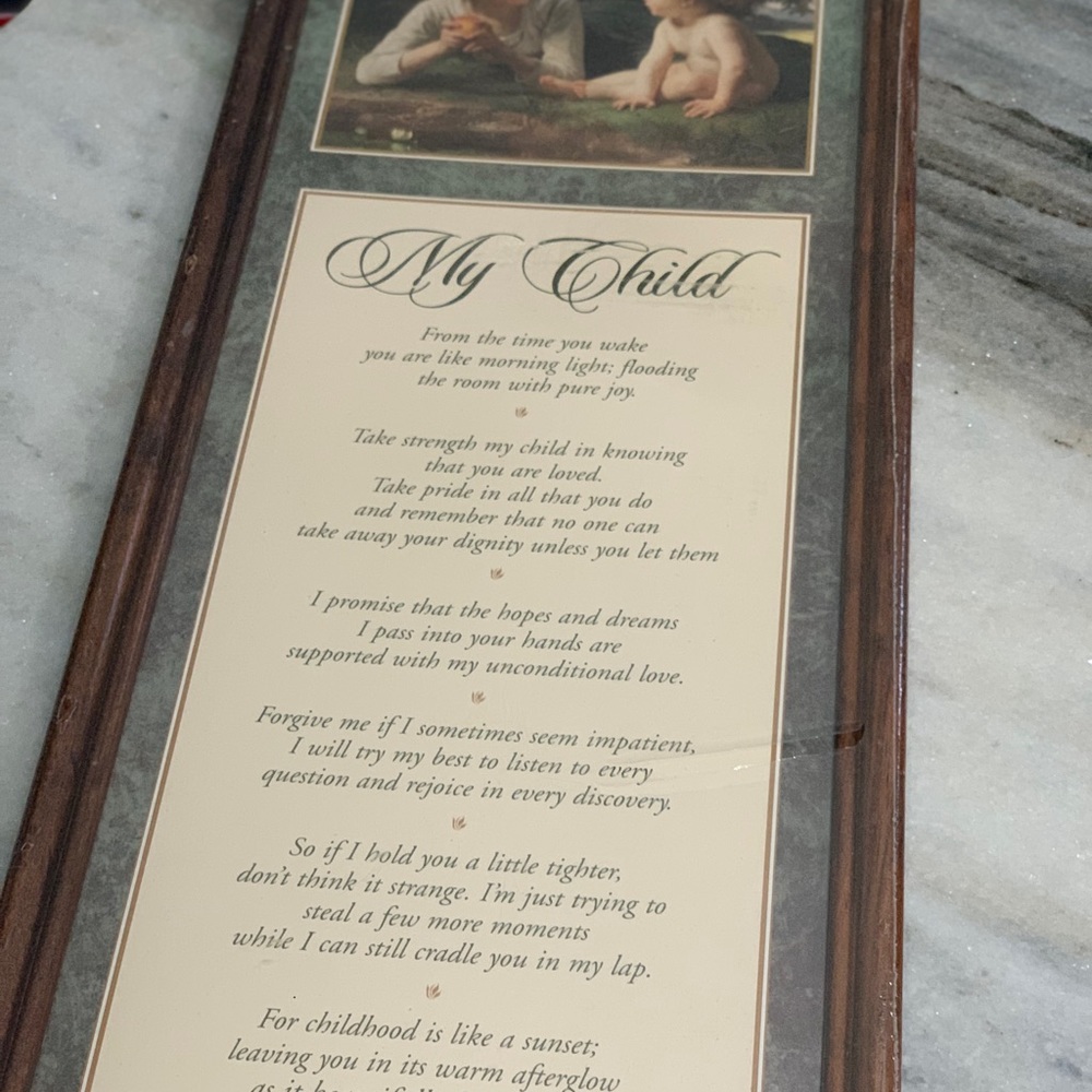 “My Child” Wall Decor
